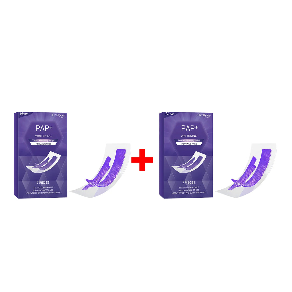 Peroxide-Free Teeth Whitening Strips for Sensitive Teeth
