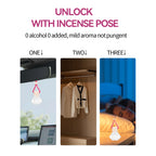 Car Air Freshener Hanging Perfume Diffuser Natural Flower Fragrance
