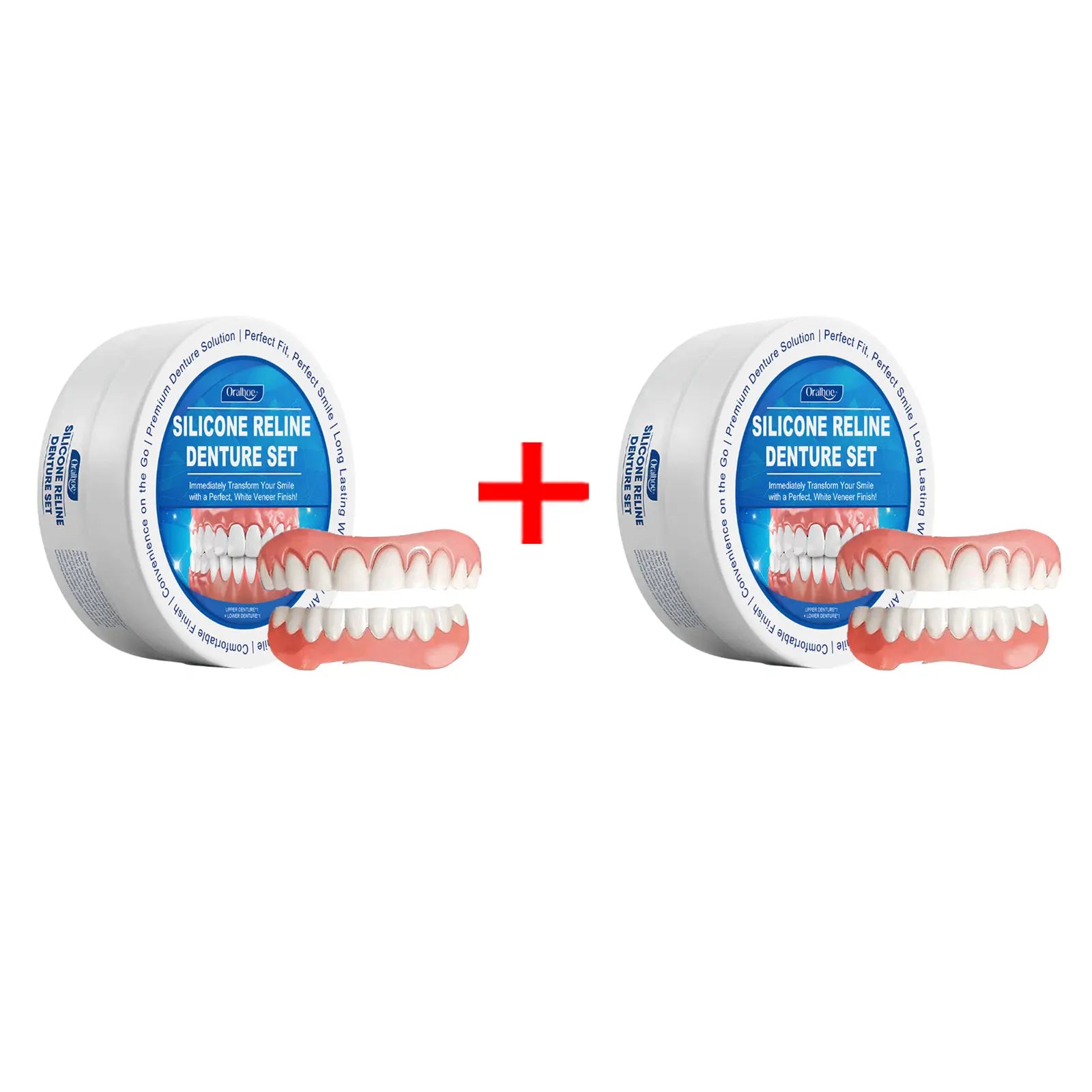 Silicone Dental Reline Kit for Temporary Tooth Repair and Smile Veneers - 8