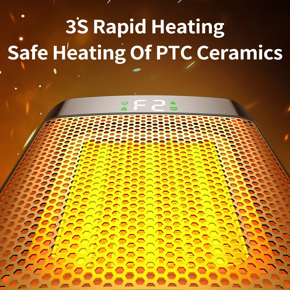 Portable Electric Space Heater with Flame Effect - 12