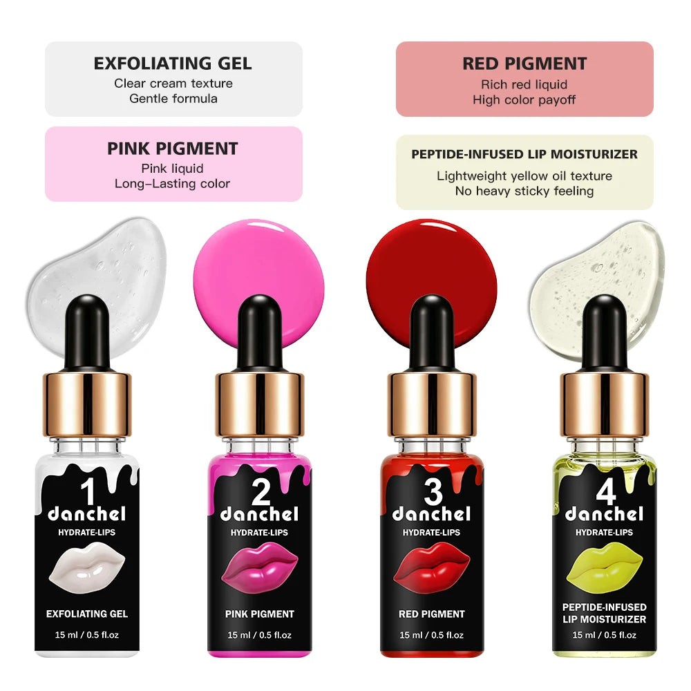 4-Step Lip Care and Tinting Treatment Set