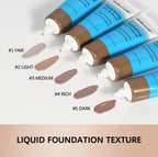 Hydrating Tinted Face Foundation for Smooth Skin
