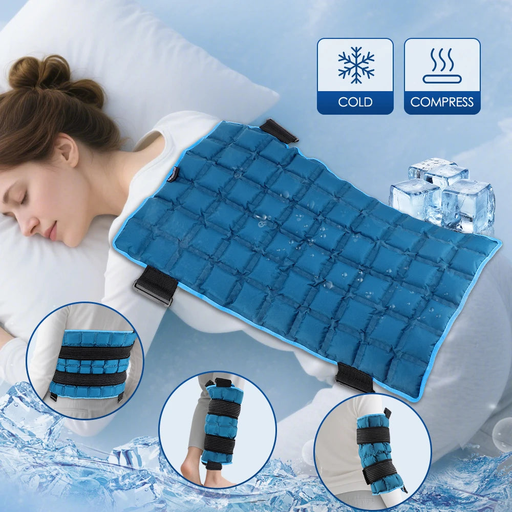 Reusable Hot and Cold Therapy Wrap for Muscle Relief - 7