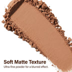 Matte Pressed Powder Bronzer for Face Contouring