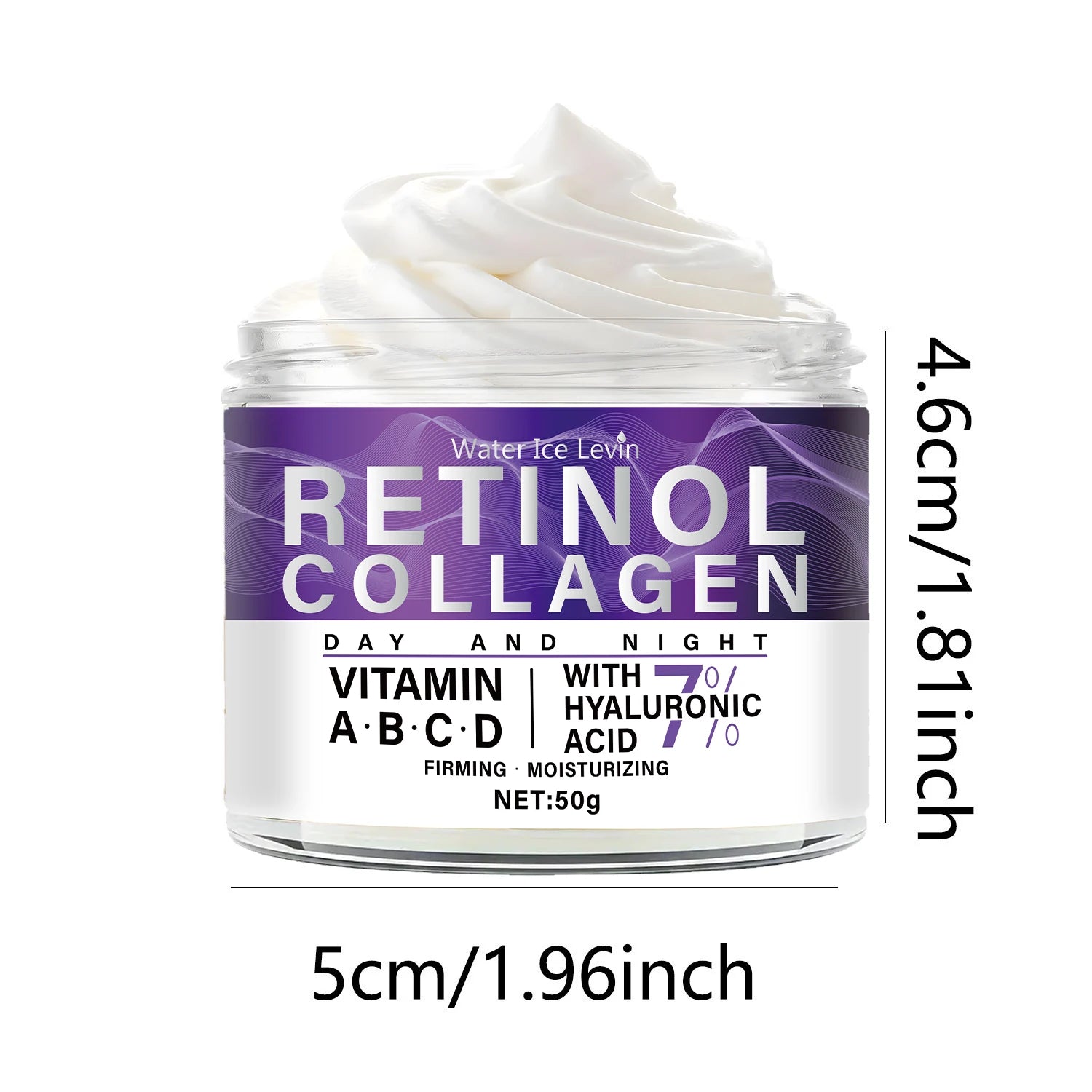 Water Ice Levin Retinol Collagen Face Cream Anti Aging Moisturizer - 2