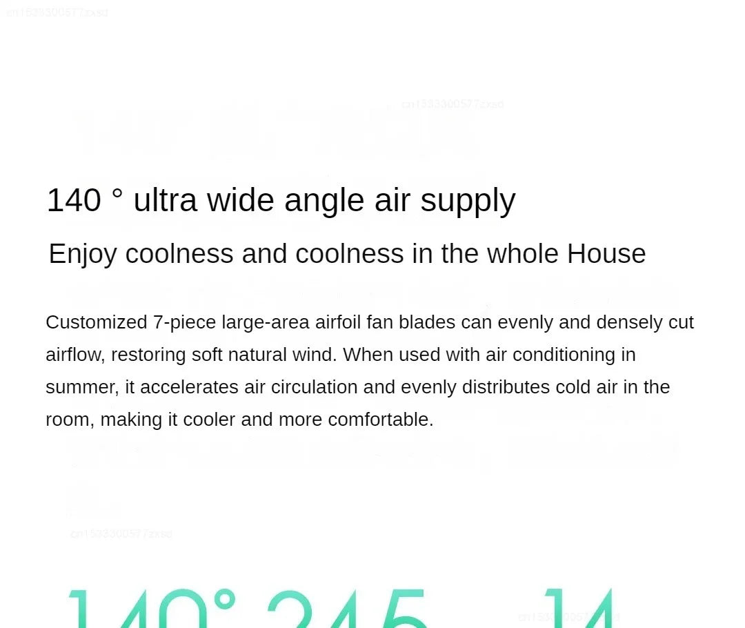 Mijia 1X Smart Standing Fan DC Frequency Conversion Electric Floor Fan