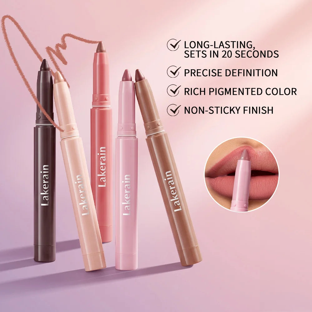 Waterproof Matte Lip Liner Pencil for Long-Lasting Lip Contouring - 4