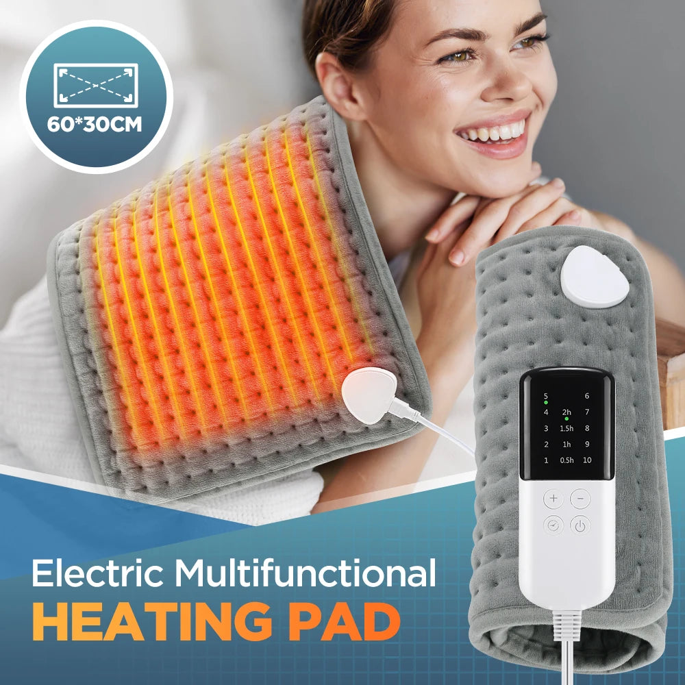 Electric Heating Pad for Pain Relief and Warmth
