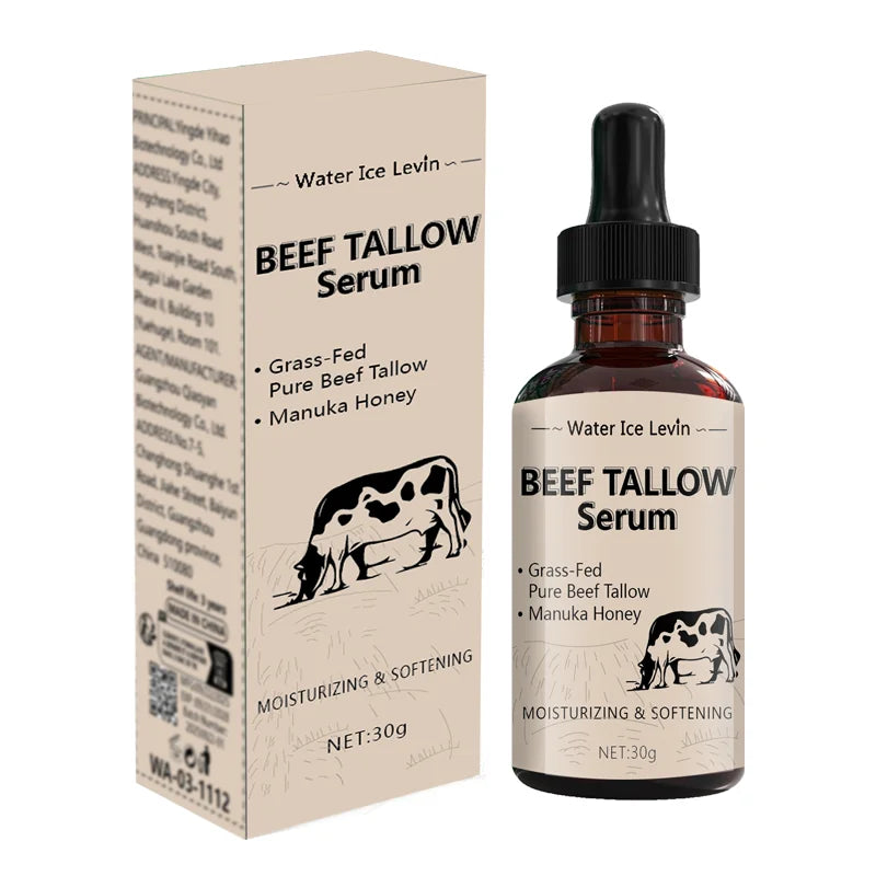Beef Tallow Face Serum with Manuka Honey Moisturizing Firming Oil - 6