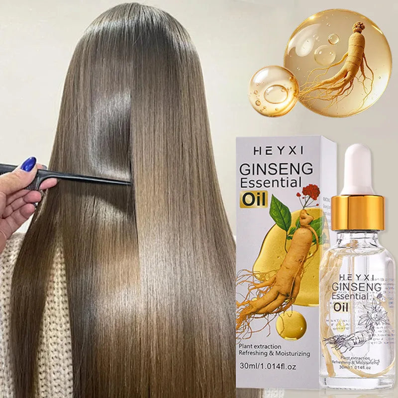 Ginseng Hair Moisturizing Essence Oil for All Hair Types