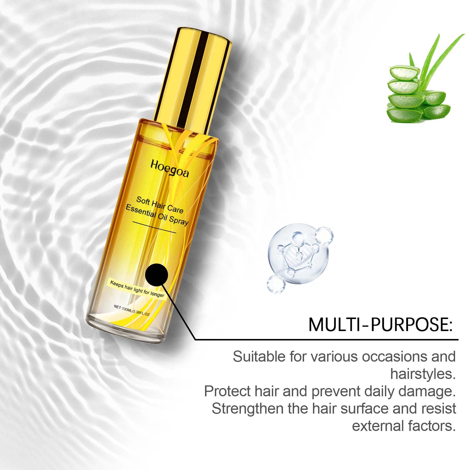 Golden Marigold Essential Oil Hair Conditioner Spray 100ml