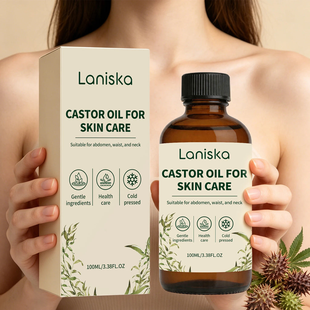 Cold Pressed Castor Oil for Skin Hydration and Massage