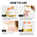 Firming Neck Cream with Massage Roller for Crepey Skin
