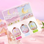 3pc Solid Floral Fragrance Cream Portable Perfume Balm Set
