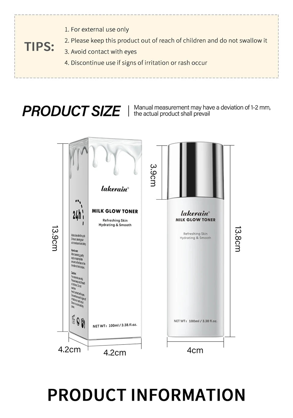 Brightening Milk Glow Toner for Hydrated Skin - 14