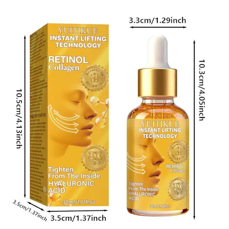 Liquid Gold Face Serum Retinol Collagen Hydrating Lifting Treatment - 8