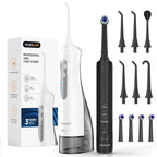 Electric Toothbrush and Water Flosser Oral Care Combo