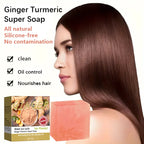 Ginger Turmeric Shampoo Soap Bar for Hair and Body