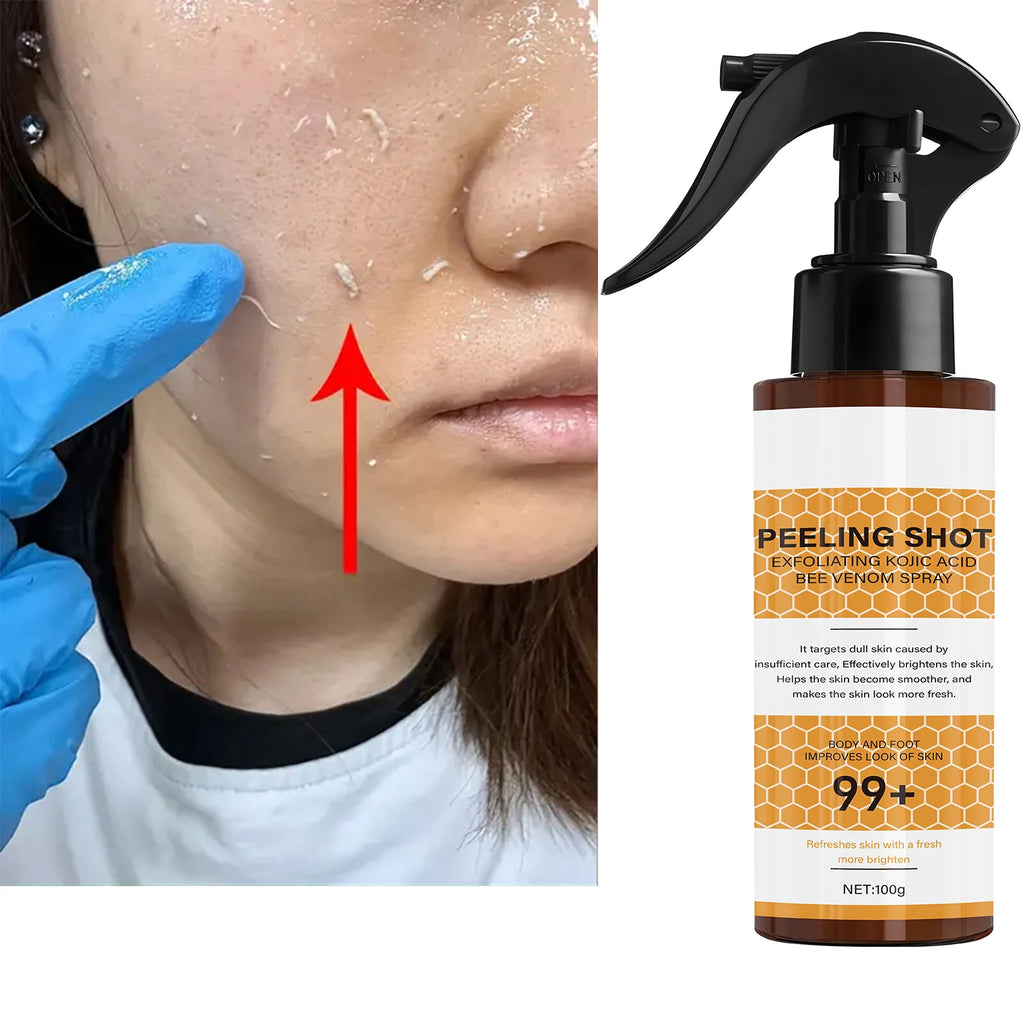 Retinol Bee Venom Peeling Spray Exfoliating Face and Body Treatment