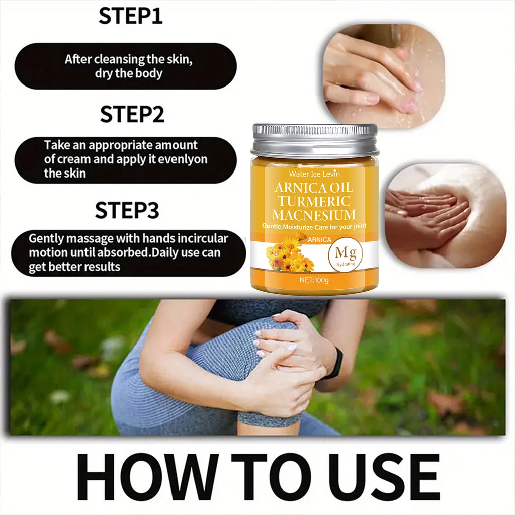 Arnica Magnesium Turmeric Joint Cream Moisturizing Body Comfort Relief