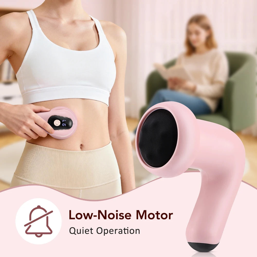 Portable Cordless Body Massaging Wand with 5 Massage Heads - 4