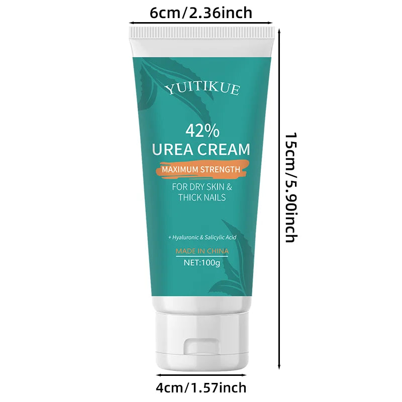YUITIKUE 42 Percent Urea Cream Foot Moisturizer for Cracked Heels 100g