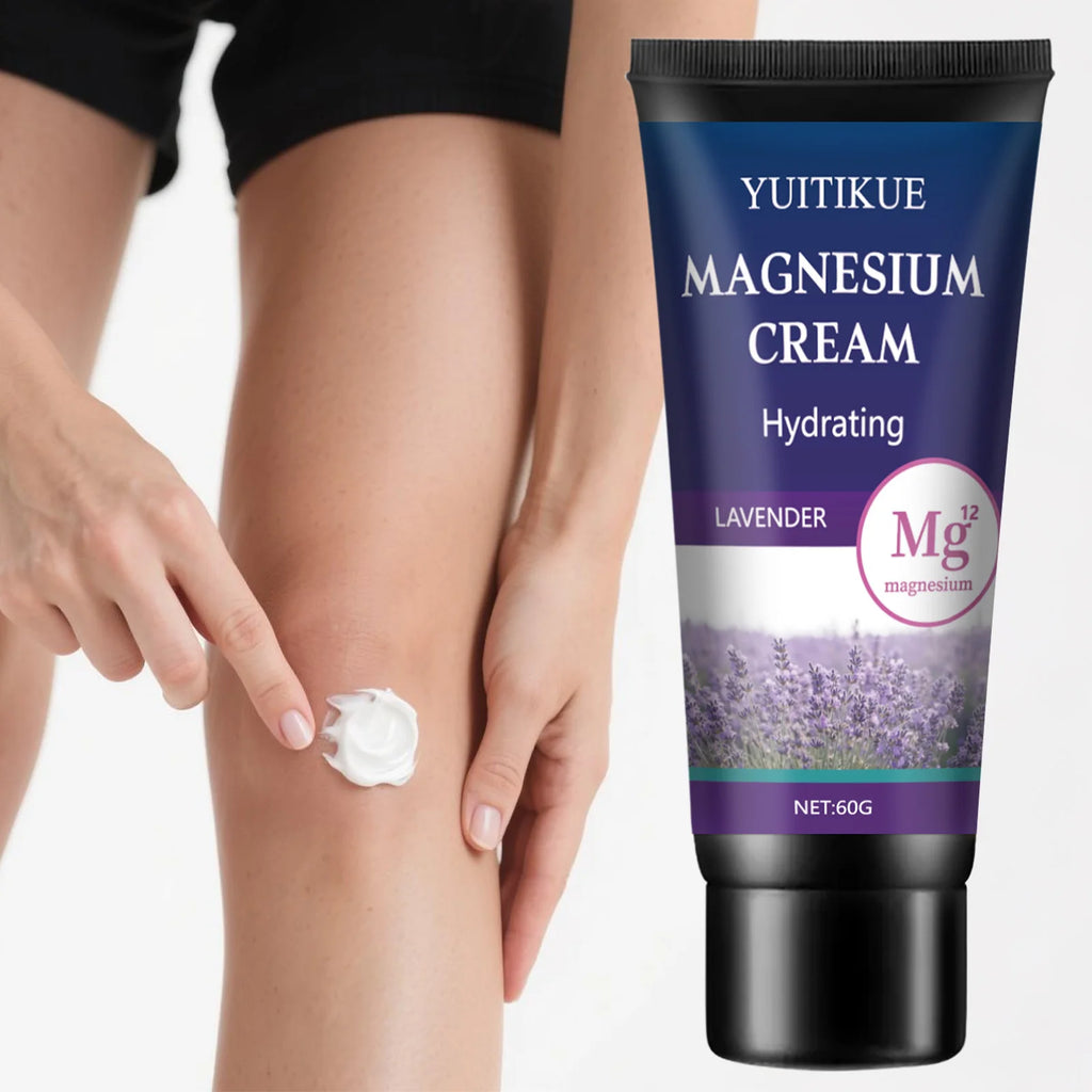 YUITIKUE Magnesium Cream Lavender Muscle and Joint Recovery Lotion 60g
