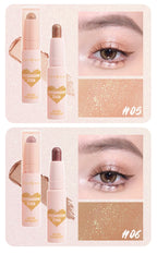 Peiyen 6 Piece Pearlescent Eyeshadow Stick Set Waterproof Shimmer Makeup
