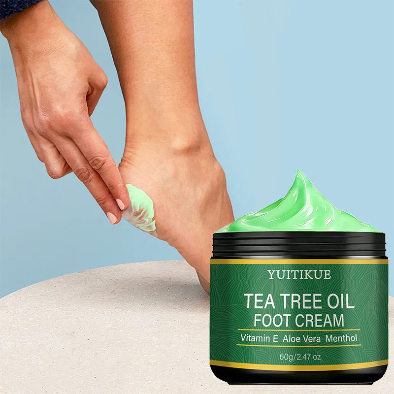YUITIKUE Tea Tree Oil Foot Cream Repair and Moisturizing Treatment 60g - 2