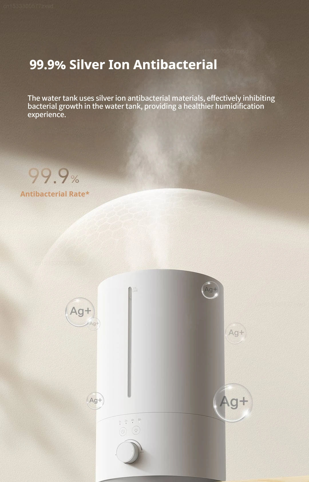 Mijia Humidifier 3 4.5L Mist Maker Air Purifier for Home - 18