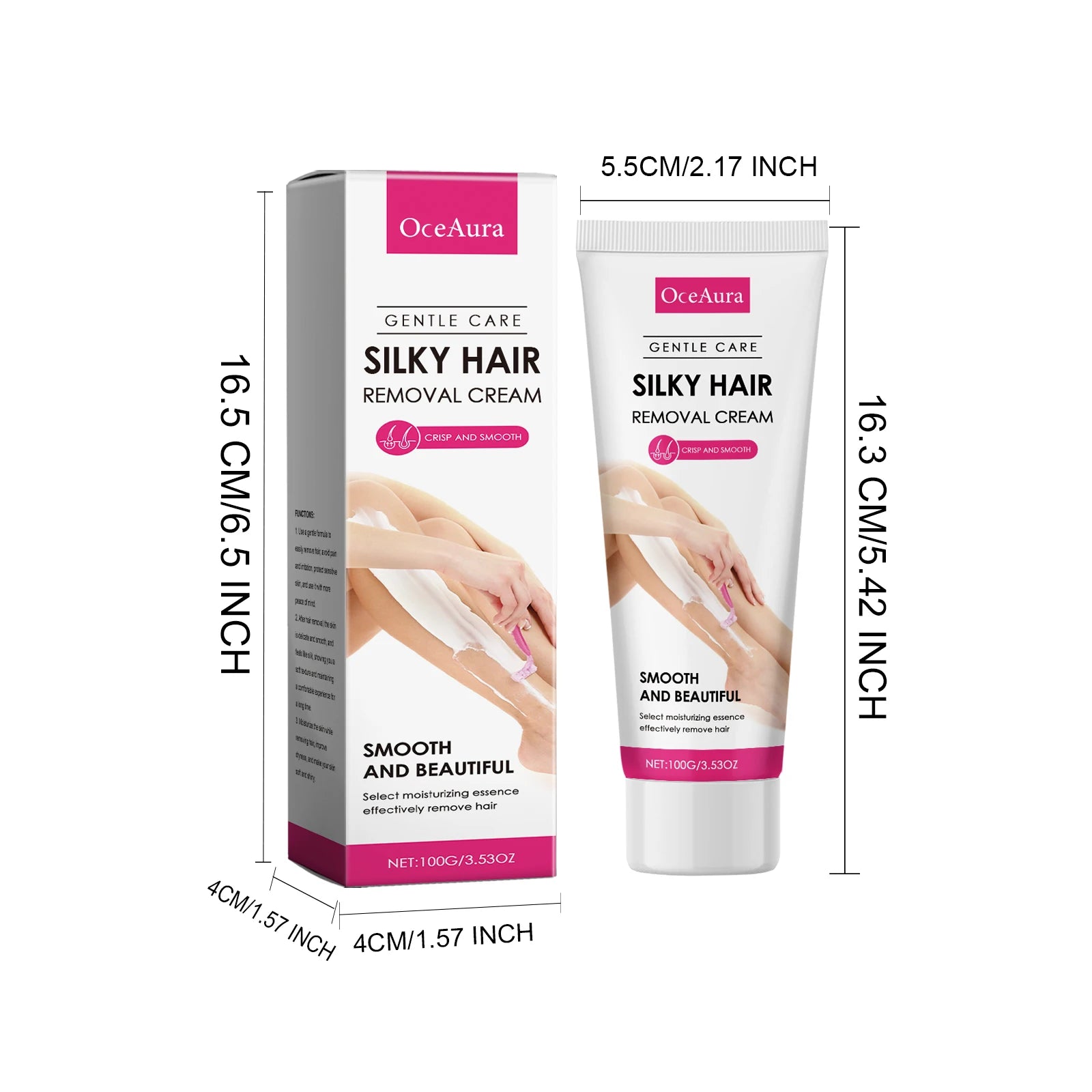 Gentle Hair Removal Cream and Soothing Aftercare Set - 6