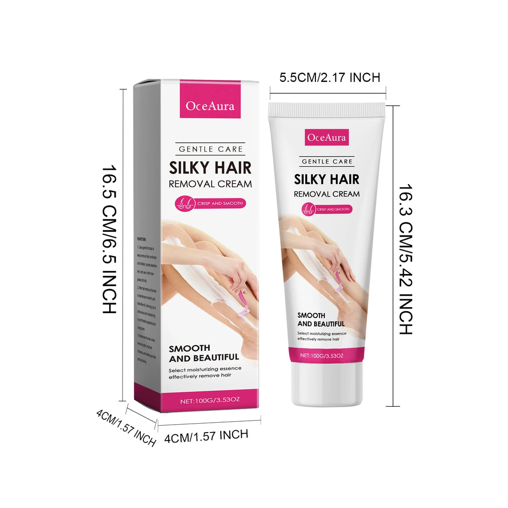 Gentle Hair Removal Cream and Soothing Aftercare Set