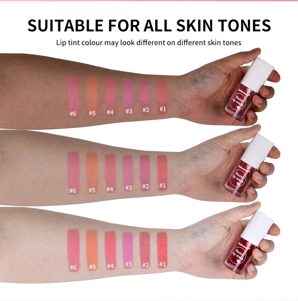 Long-Lasting Waterproof Water Lip Stain and Cheek Tint - 12