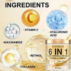 6-in-1 Anti-Wrinkle Face Cream Collagen Firming Moisturizer