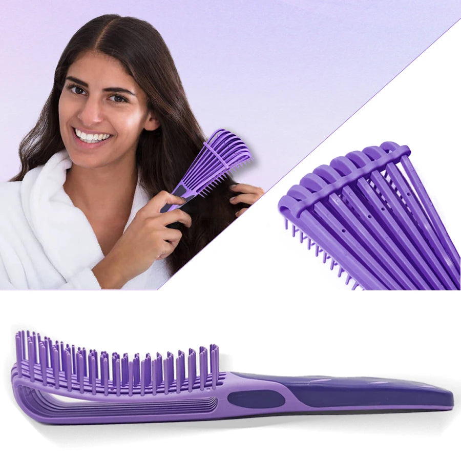 Octopus Detangling Hair Brush for Scalp Massage and Hair Knot Removal - 3