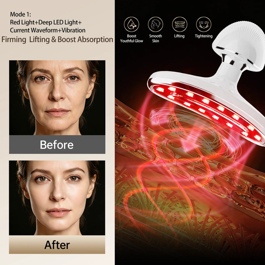 LED Facial and Body Skin Tightening and Sculpting Device