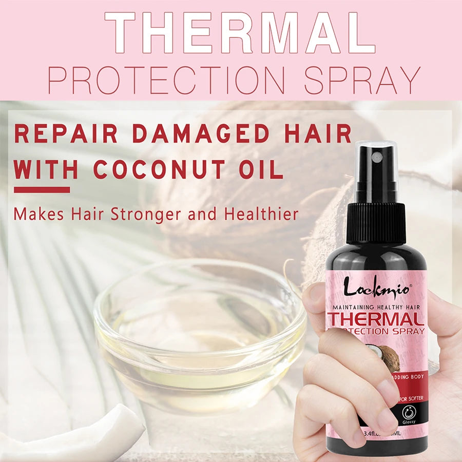 Rosemary Mint Hair Thermal Protection Spray and Nourishing Oil Set - 2