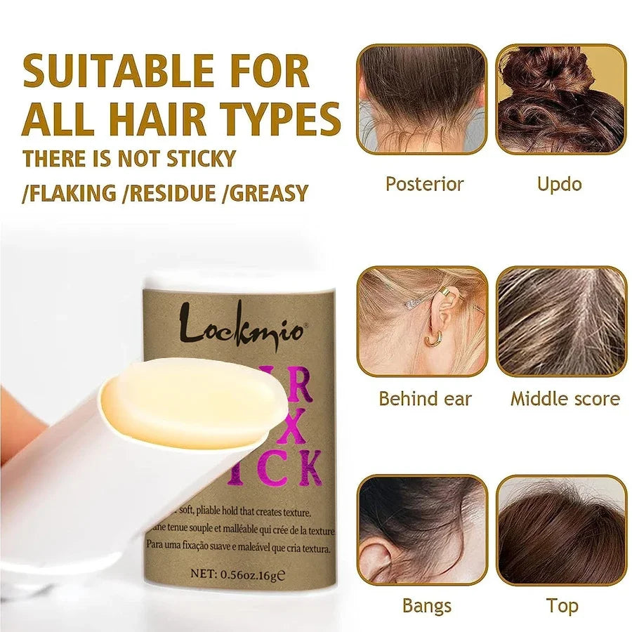 Lockmio Hair Wax Stick 16g for Frizz and Flyaway Control