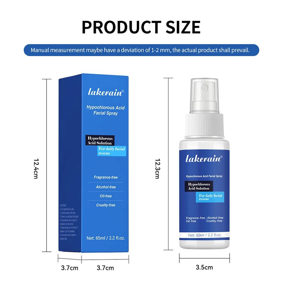 Hypochlorous Acid Facial Spray for Acne and Skin Soothing - 15