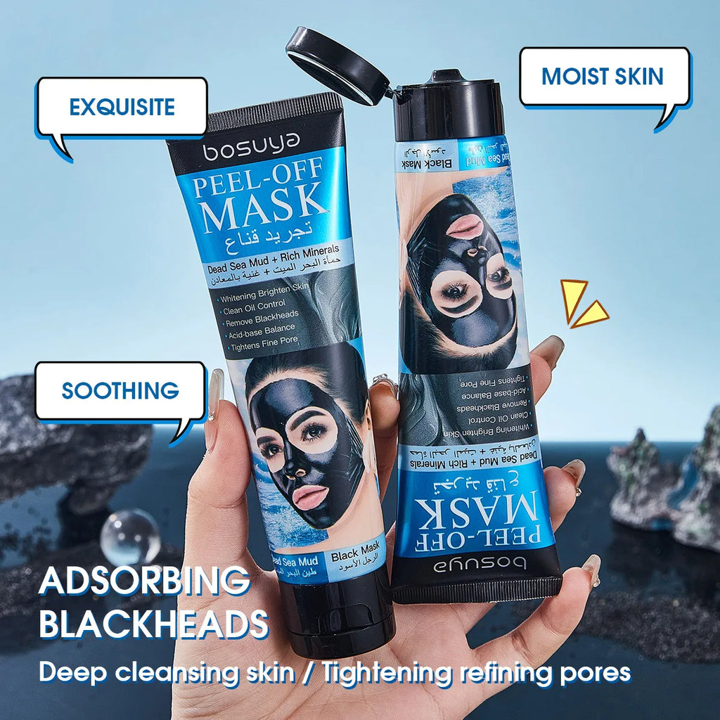 Bosuya Dead Sea Mud Peel Off Mask Deep Pore Cleansing Blackhead Remover