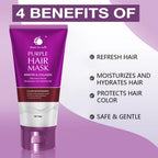 Water Ice Levin Purple Keratin Hair Mask Deep Conditioning Treatment