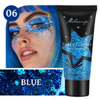 Molianji Glitter Gel Face and Body Shimmer Makeup for Parties