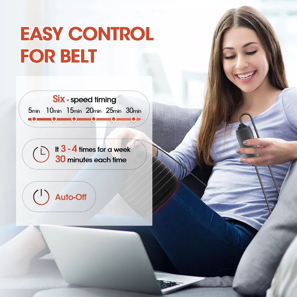 Red Light Therapy Belt for Body Pain Relief and Skin Rejuvenation