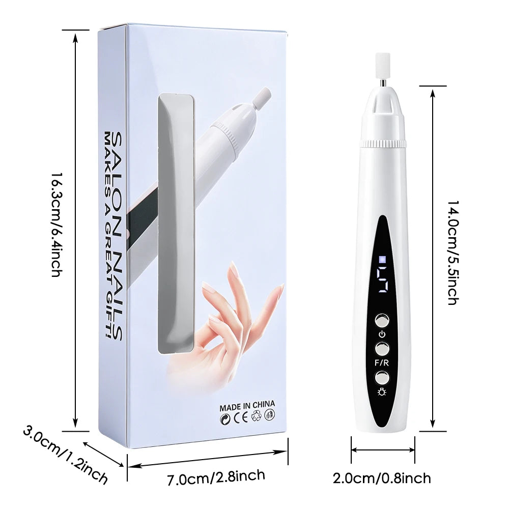 2-in-1 Electric Nail Drill and UV Curing Lamp Kit - 18