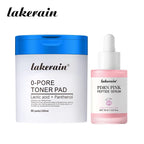 Pore Refining Toner Pad and Pink Peptide Facial Serum Set