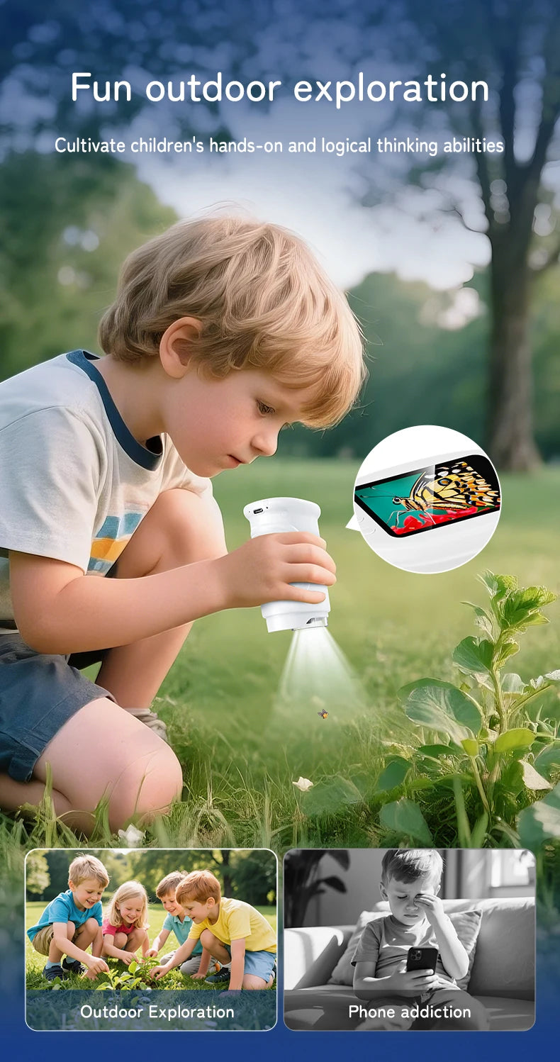Portable Handheld Digital Microscope for Kids