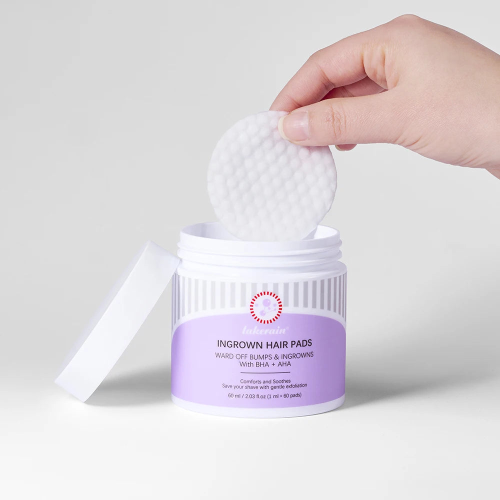 Ingrown Hair Treatment Pads for Razor Bumps and Shaving Irritation