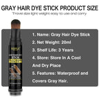 Gray Hair Dye Stick Temporary Root Touch Up Coloring Pen