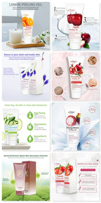 Fruit Essence Exfoliating Peeling Gel Deep Cleansing Facial Scrub 320ml