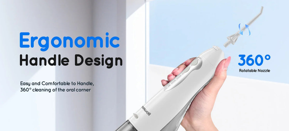 Portable 2-in-1 Water Flosser and Electric Toothbrush Oral Care Kit